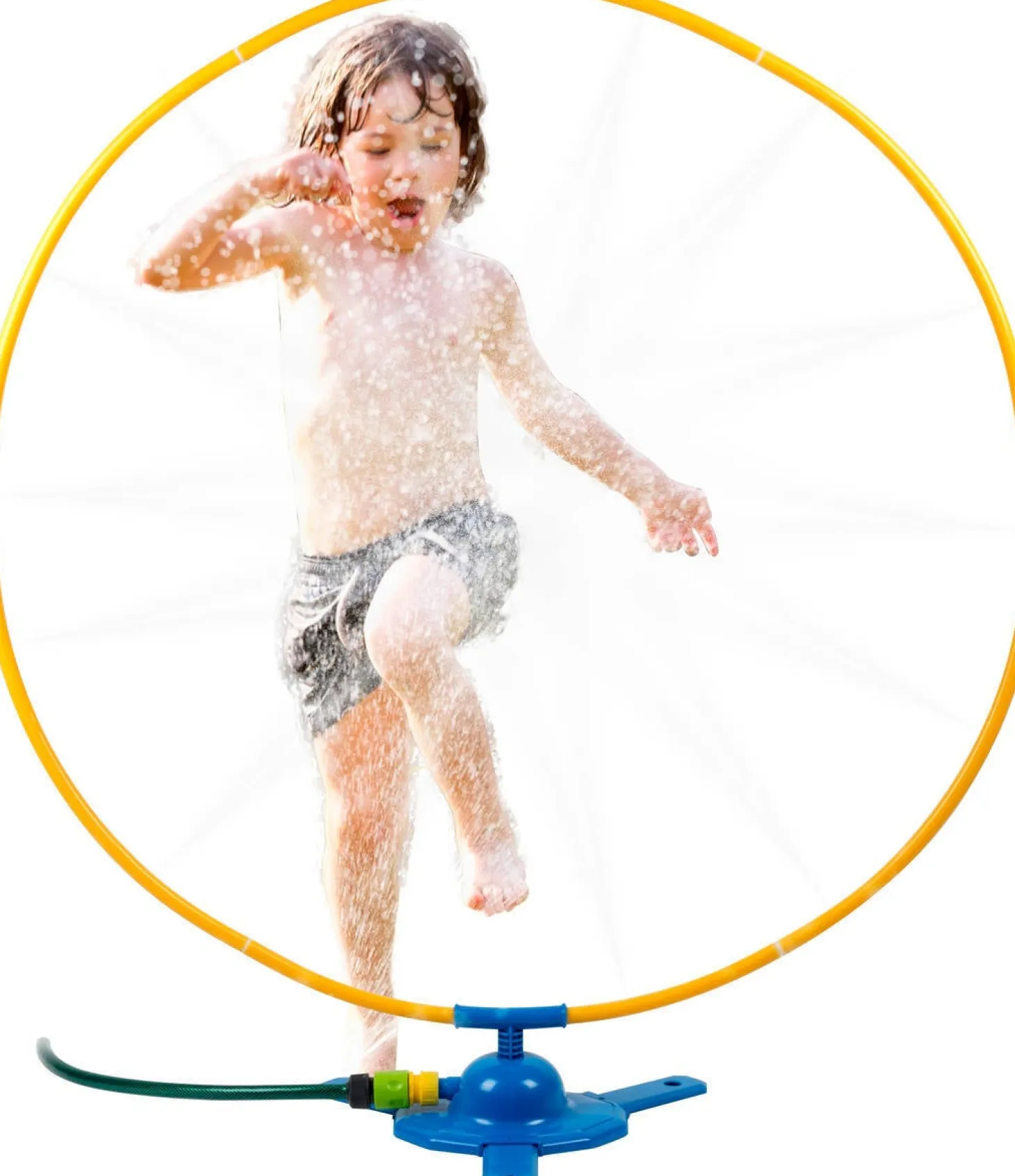 Waterzone watersproeier ring geel D 93 H 103 cm 5+