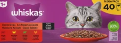 Whiskas kattenvoer in saus Classic Selectie adult 85 g 40 stuks