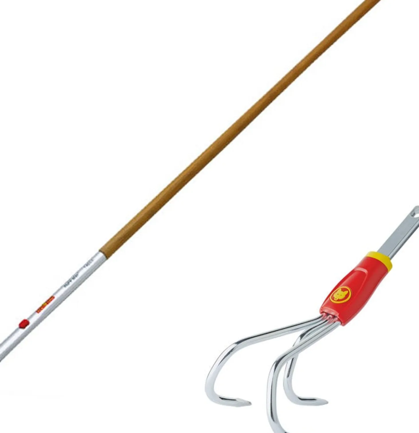 WOLF-Garten Multi-Star krabber met steel 9 cm