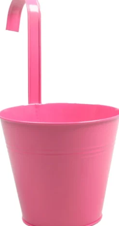 Zinc Collection hangpot Zyra roze 13,5 x 14,5 x 28 cm