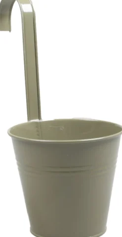Zinc Collection hangpot Zyra groen 16,5 x 16,5 x 30 cm