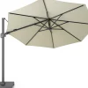 Zweefparasol Merida Plus crème 35+UV D 350 cm