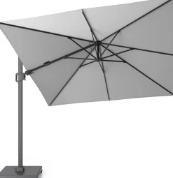 Zweefparasol Merida Plus grijs 35+UV 300 x 300 cm