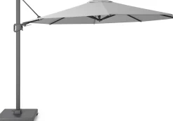 Zweefparasol Merida Plus grijs 35+UV D 350 cm